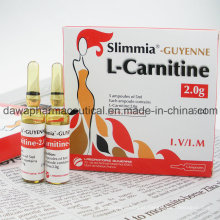 Estoque pronto para o corpo da perda de peso que Slimming 2.0g L-Carnitine Injection